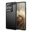 Motorola Edge 5G 2025 TPU Phone Case - Black Carbon Fiber Texture - 1