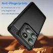 Motorola Edge 5G 2025 TPU Phone Case - Black Carbon Fiber Texture - 3
