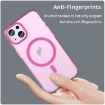 iPhone 16 MagSafe Frosted Translucent Pink Full Coverage Case - 4