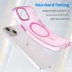 iPhone 16 Plus Frosted Pink MagSafe TPU+PC Full Coverage Case - 3