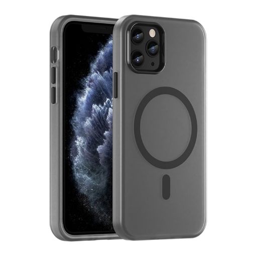 iPhone 11 Pro MagSafe Frosted Black TPU + PC Full Coverage Case - 1