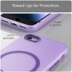 iPhone SE 2022/2020/8 MagSafe Frosted TPU+PC Case, Dark Purple - 5
