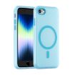 MagSafe Frosted Blue TPU+PC Case for iPhone SE 2022/2020/8 - 1