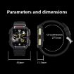 YK01 Smart Sports Watch, 1.83" HR/BP/Blood O2 Call (Black) - 3
