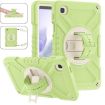 Galaxy Tab A7 Lite X Rotation Hybrid Case with Strap (Yellow/Green) - 1