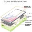 Galaxy Tab A7 Lite X Rotation Hybrid Case with Strap (Yellow/Green) - 3