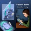 iPad Pro 13 2024 Purple Mint Green Robot Silicone Case - 6