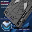Samsung Galaxy Tab S9 FE+/S9+ Spider Silicone Hybrid Case (Black) - 4