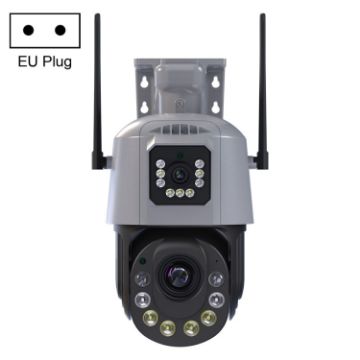 QX109 Dual Lens HD WiFi Dome Camera (EU Plug) - 1