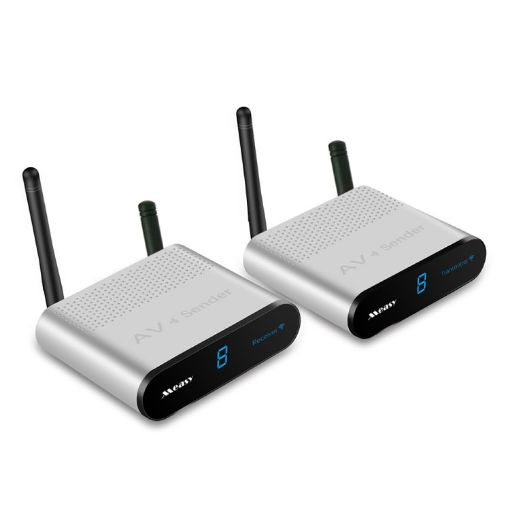 Measy AV230-2 Set-top Box 2.4GHz Wireless AV Transmitter + 2 Receiver - 1