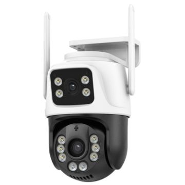 QX101 6MP WiFi Dual Camera with Two-way Intercom & Night Vision - 1