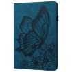 Galaxy Tab S9 FE+/S9+/S8+ Blue Butterfly Leather Case - 2