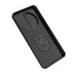 Realme 12+ 5G Black Shockproof Case with Holder & Sliding Camshield - 5