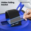 Samsung Galaxy Tab A9+ Honeycomb Grip Stand Tablet Case (Dark Blue) - 5