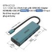 Onten UC123 5-in-1 USB-C to HDMI + USB3.0 Hub Docking Station - 5