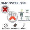 D MOOSTER D38 TWS Noise Reduction Bluetooth Earphones (White) - 2