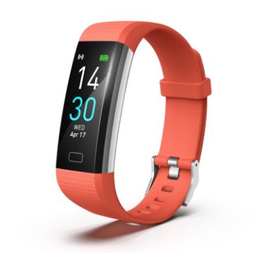 Smart S5-4 IP68 Waterproof Heart Rate Fitness Tracker (Orange) - 1