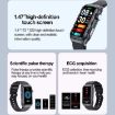 TK79 Pink 1.47" IP68 Smart Watch, ECG/Glucose/Oxygen/Uric Acid Monitor - 6