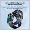 TK79 1.47" IP68 Smart Watch: ECG, Glucose, Oxygen, Uric Acid Monitor - 2