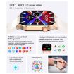 T98 2.04" IP68 Waterproof Bluetooth Call Smartwatch, Blood Oxygen, Blue - 4