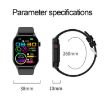 T98 2.04" IP68 Waterproof Bluetooth Smartwatch, Blood Oxygen Support (Beige) - 3