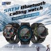 LOKMAT ATTACK Pro 1.39" BT5.1 Smart Watch, Health Monitor, Silver Black - 4