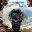 LOKMAT ATTACK Pro 1.39" BT5.1 Smart Watch, Health Monitor, Silver Black - 5