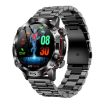 ET482 Smart Watch: 1.43" AMOLED, Bluetooth Call, ECG, Black Steel Band - 1