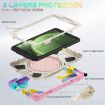 Samsung Galaxy Tab Active5 X300 Silicone Case with Strap, Pink - 4