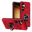 Samsung A15 5G Shockproof Case with Ring Holder (Red) - 1