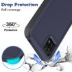 Samsung Galaxy A22 5G Dual Layer Phone Case (Dark Blue) - 3