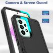Samsung Galaxy A73 5G PC + TPU Phone Case (Black), 2 in 1 - 5