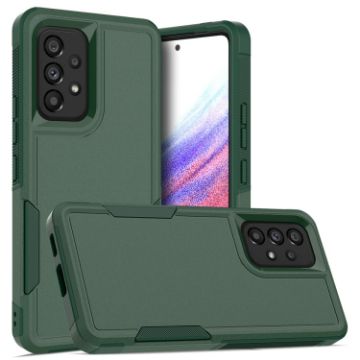 Samsung Galaxy A53 5G Dual Layer Case, PC + TPU, Dark Green - 1