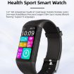 Spovan H7 Smart Watch: Bluetooth, Health Monitor, IP67, 1.47" Blue - 4