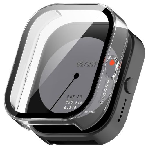 CMF Watch Pro D395 PC + Tempered Film Protective Case (Transparent) - 1