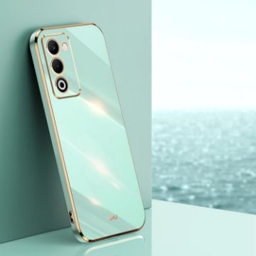 OPPO A5 4G/5G XINLI 6D Electroplate TPU Case (Mint Green) - 1