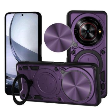 ZTE nubia Focus/Blade A75 5G Camshield Magnetic Phone Case Purple - 1