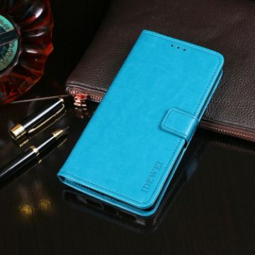 ZTE Blade V 2020 Sky Blue Leather Flip Case Wallet & Card Slots - 1