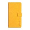 ZTE Blade V 2020 Yellow Leather Flip Case with Card Slots - 2