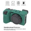 Green Litchi Texture Silicone Case for Sony ILCE-6700/A6700 - 4