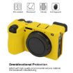 Sony ILCE-6700/A6700 Litchi Texture Silicone Case - Yellow - 4