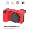 Sony ILCE-6700/A6700 Red Glossy Soft Silicone Protective Case - 4