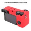 Sony ILCE-6700/A6700 Red Glossy Soft Silicone Protective Case - 6