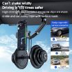 Car Sun Visor Phone Holder - Multi-functional (Black Green) - 3