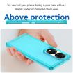 Honor 70 Pro 5G TPU Phone Case - Candy Series, Transparent Blue - 4