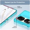 Honor 70 Pro 5G TPU Phone Case - Candy Series, Transparent Blue - 6