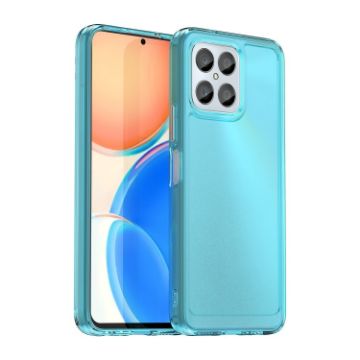 Honor X6S Candy Series TPU Phone Case - Transparent Blue - 1