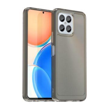 Honor X8a TPU Phone Case - Candy Series (Transparent Grey) - 1