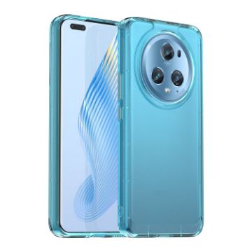 Honor Magic5 Pro Candy Series Transparent Blue TPU Case - 1