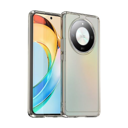 Honor X50 Pro Candy Series TPU Phone Case - Transparent Grey - 1